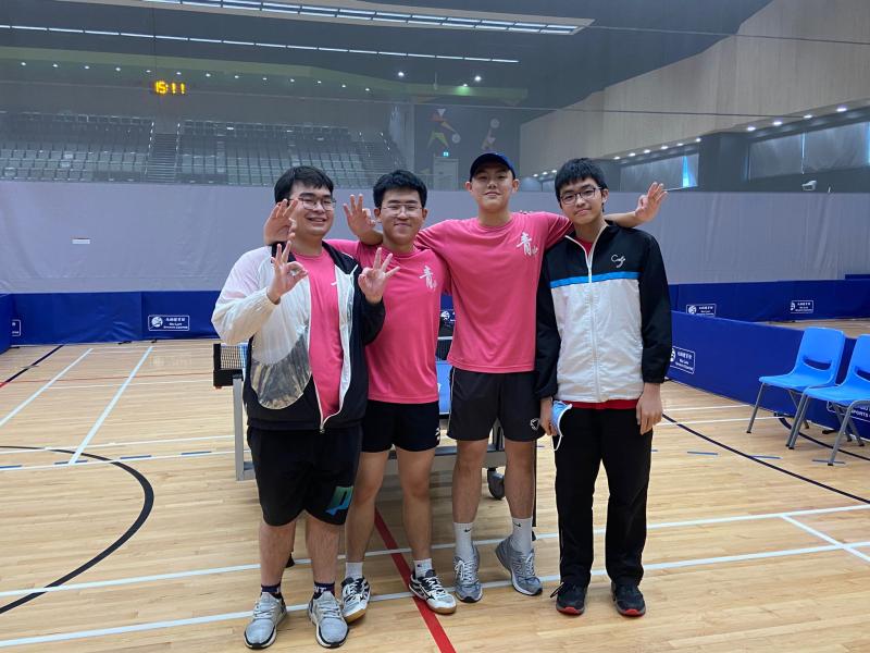 2021-2022元朗區中學校際乒乓球比賽男子甲組季軍
