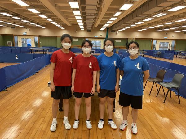 香港學界體育聯會元朗區中學分會 校際乒乓球比賽女子甲組 2022-2023