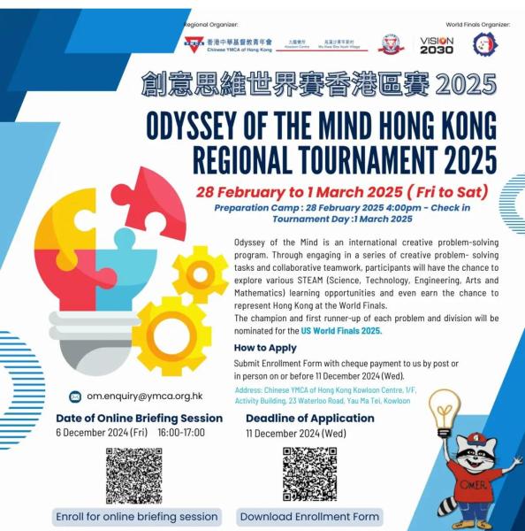 Odyssey of the Mind Hong Kong Regional Tournament 2025