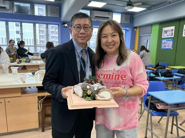 製作聖誕樹幹蛋糕