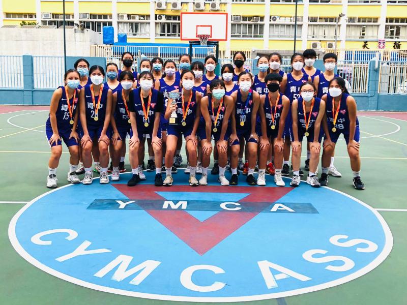 2022 Champion in the Yuen Long Inter-School Basketball Competition. （Girls)