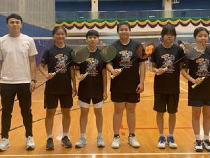 Girls’ B Grade Badminton Team has won the 2nd runner-up in the Yuen Long Inter-School Badminton Competition
