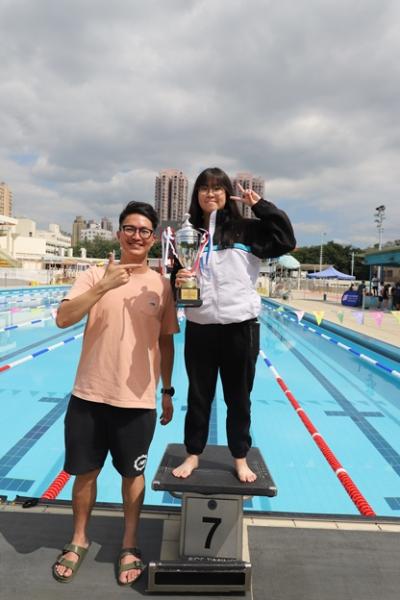 中國香港學界體育聯會-元朗分區學界游泳比賽成績  2023-2024