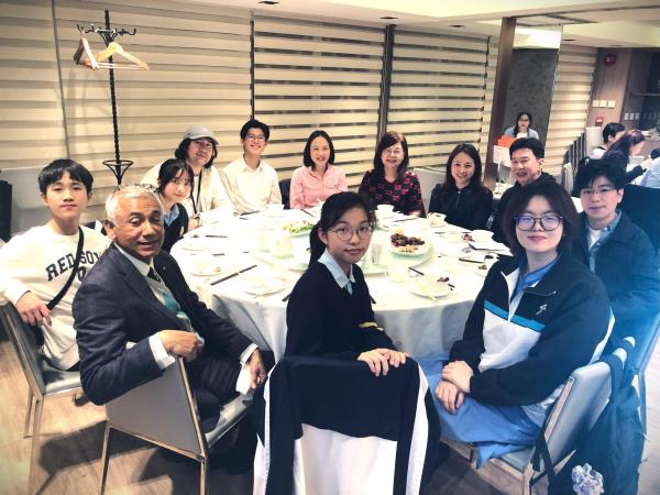 GURUNG PRAYUSHNA from 4PT joined this year's English Speaking Union Hong Kong's AGM Dinner on the evening