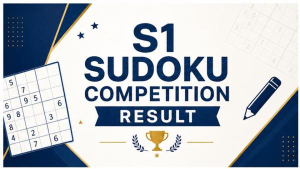 S1 Sudoku Competition Reward