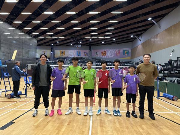 校際羽毛球比賽男子丙組 2025-2026 季軍