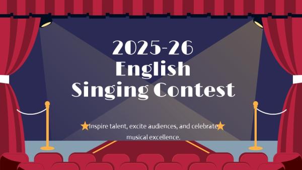 2025-26 English  Singing Contest
