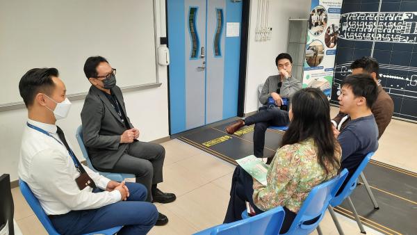 Representatives of Macau Pui Ching Secondary School visited CYMCASS (12/4/2024)