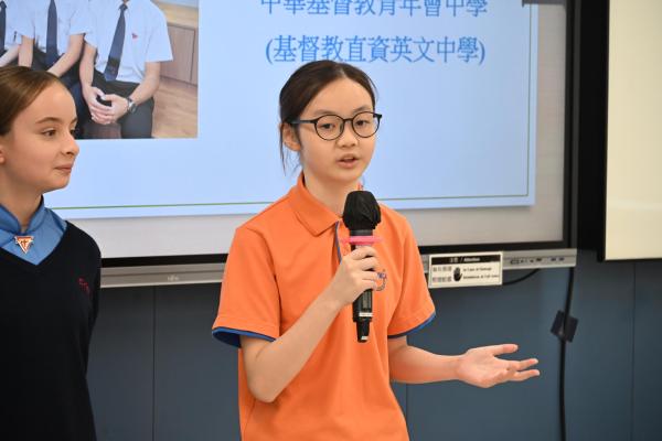 Welcome World YMCA Executive Committee Members to Chinese Y.M.C.A. Secondary School