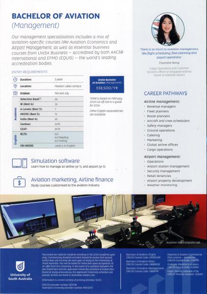 Australia's First University To Offer A Degree in AVIATION