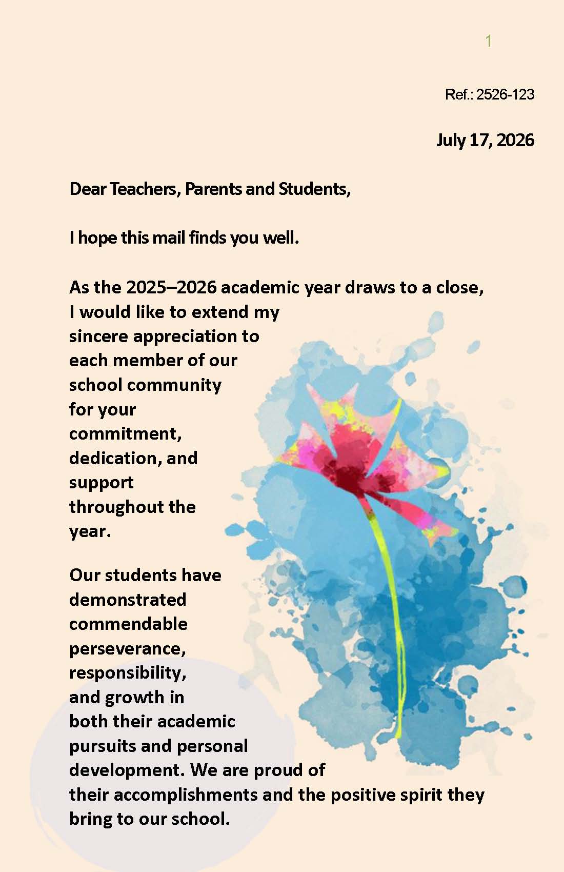 Principal Words – July 2026