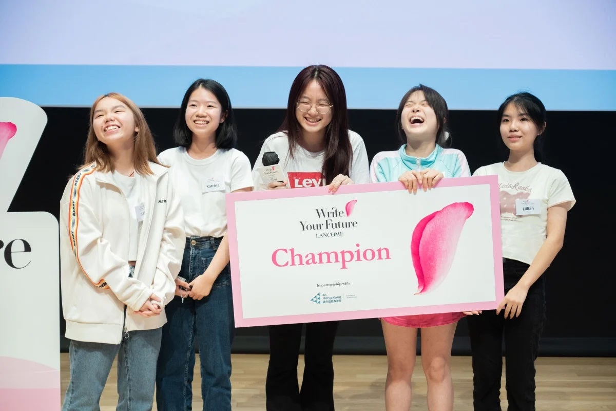 From healthy posture to period products, Lancome Write Her Future contest helps Hong Kong girls grow their ideas